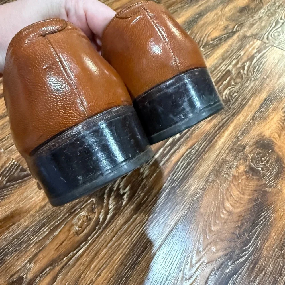 Florsheim Imperial 10 D Tassel Loafers Mens Brown Leather Gold Bit 93055